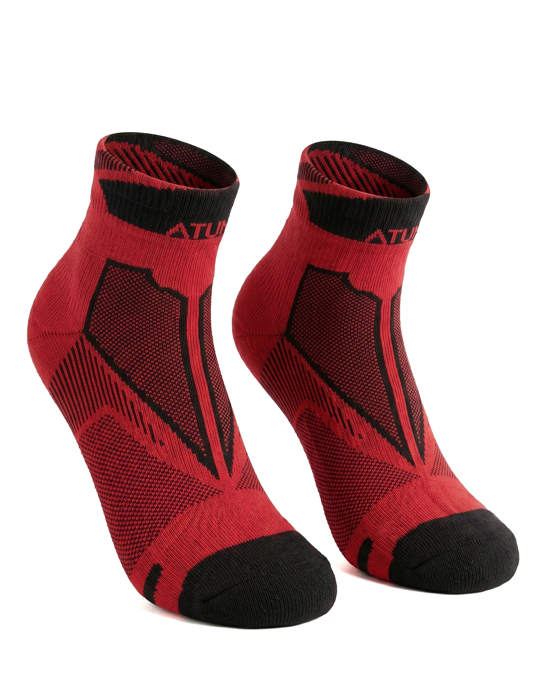 Adults Unisex Low-Cut Red Training Socks