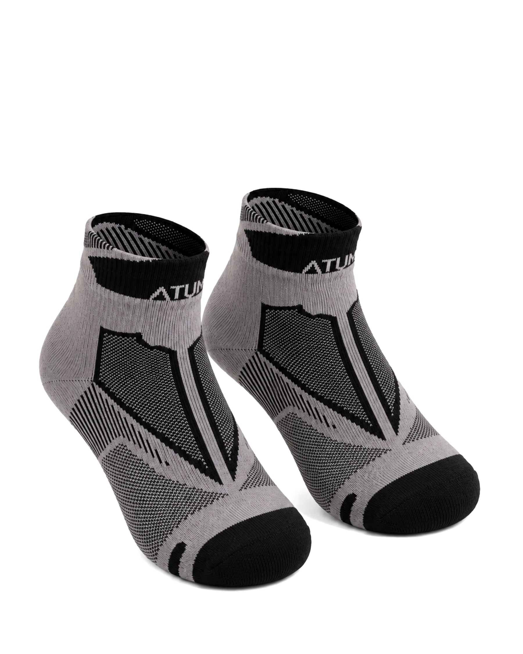Kids Low-Cut Gray Training Socks-Atum -69120584