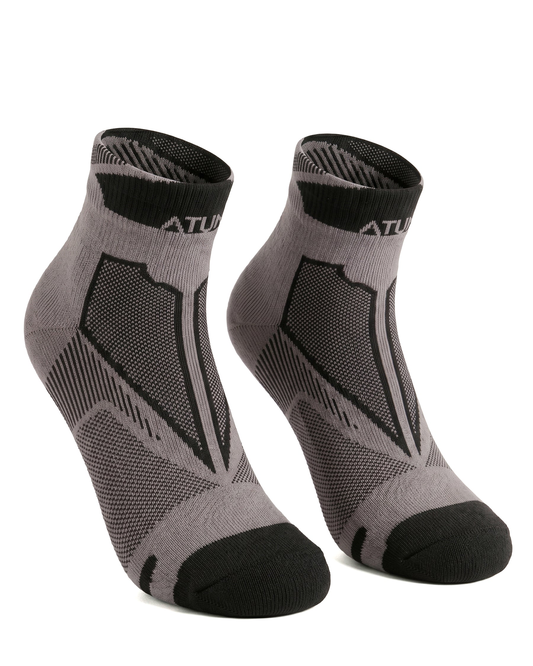 Adults Unisex Low-Cut Gray Training Socks