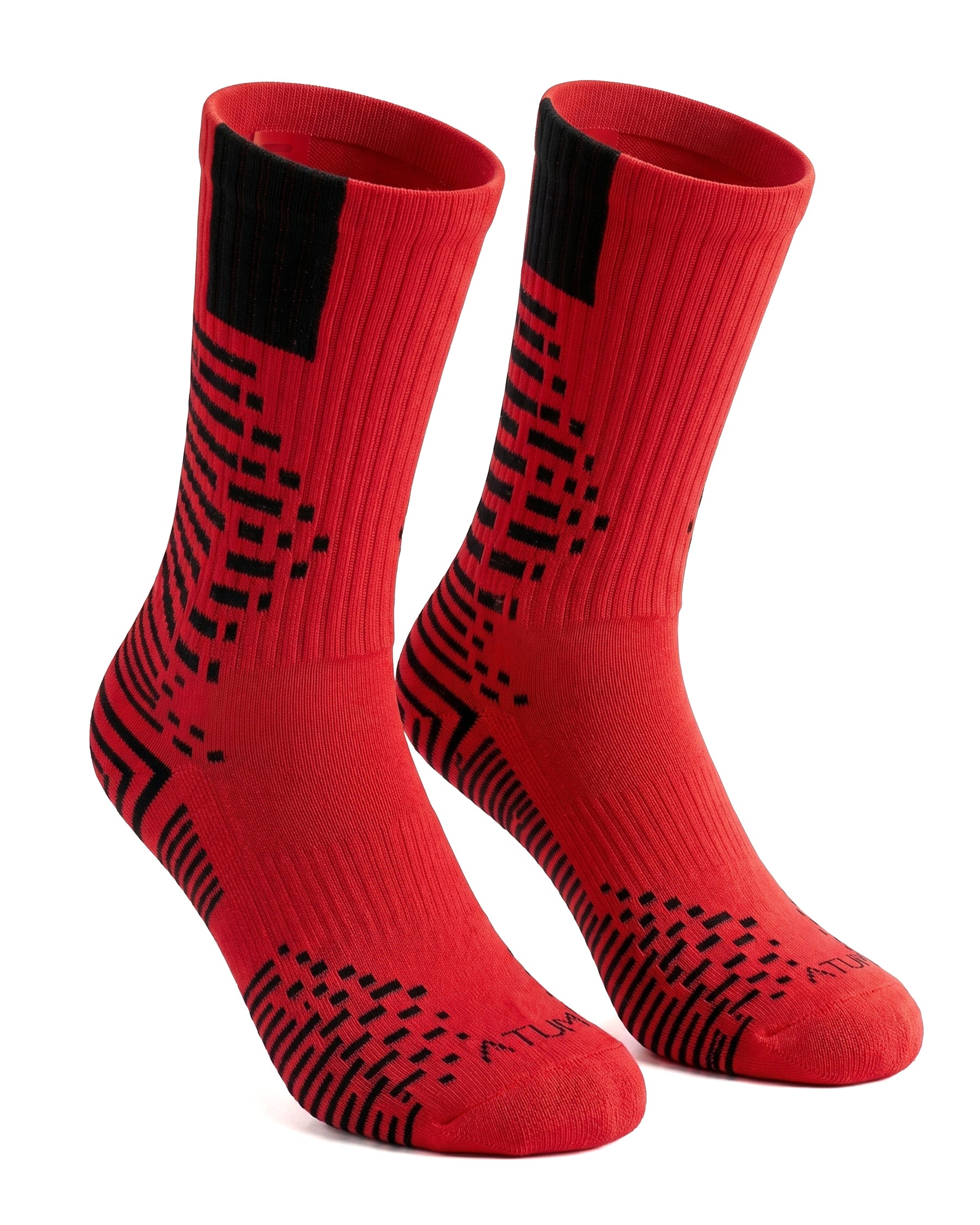Adults Unisex Long Red-Tex Training Socks-Atum -76198030