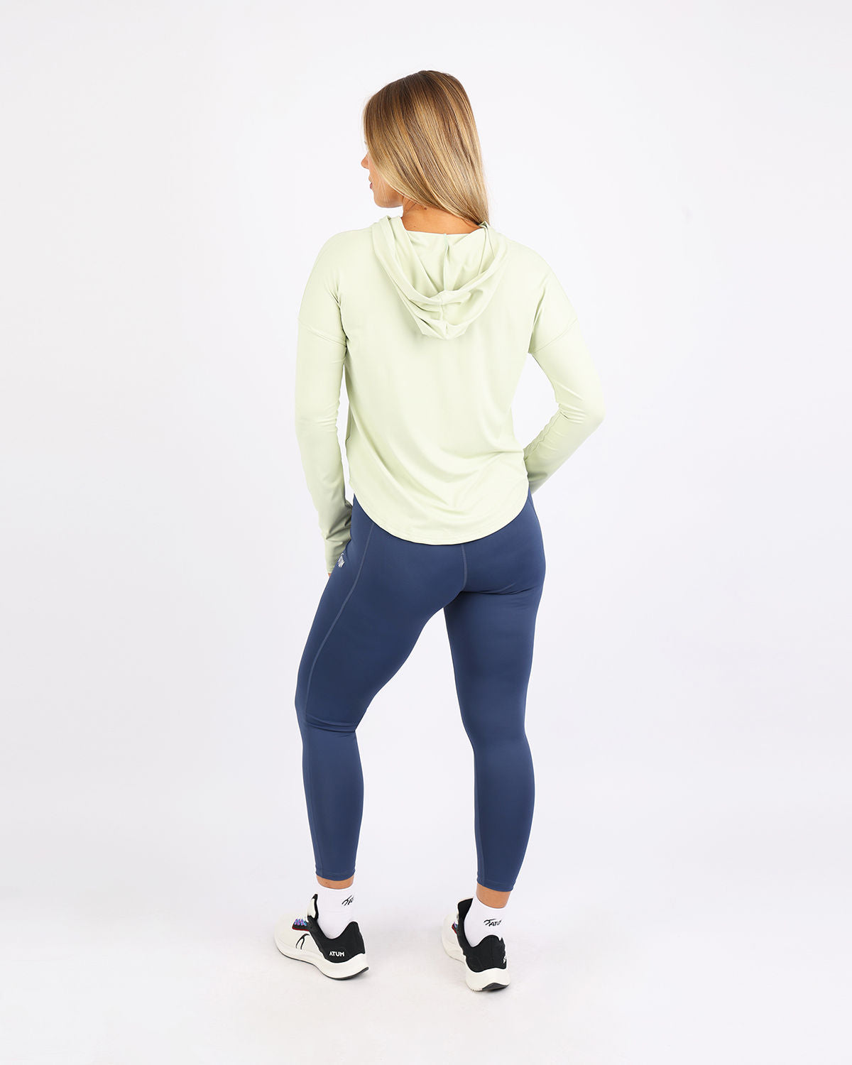 Long Slevess Women's Green Hoodie-Atum -48617936