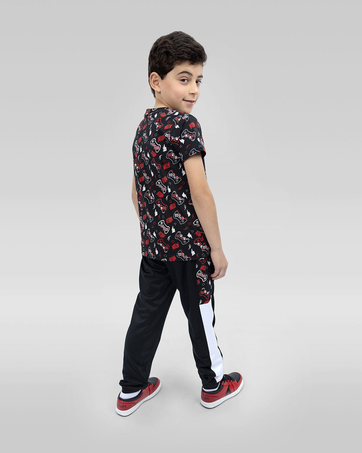 Printed Graphics Black T-Shirt