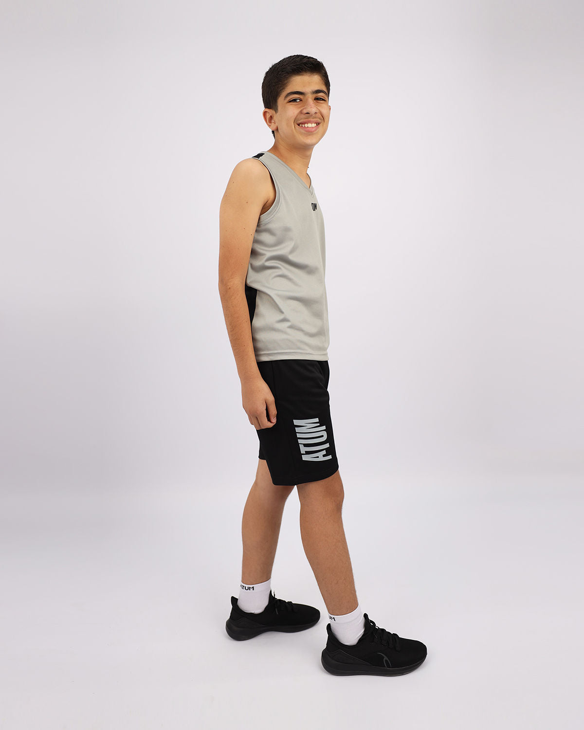 Basketball Boy's Black Short-Atum -53315603