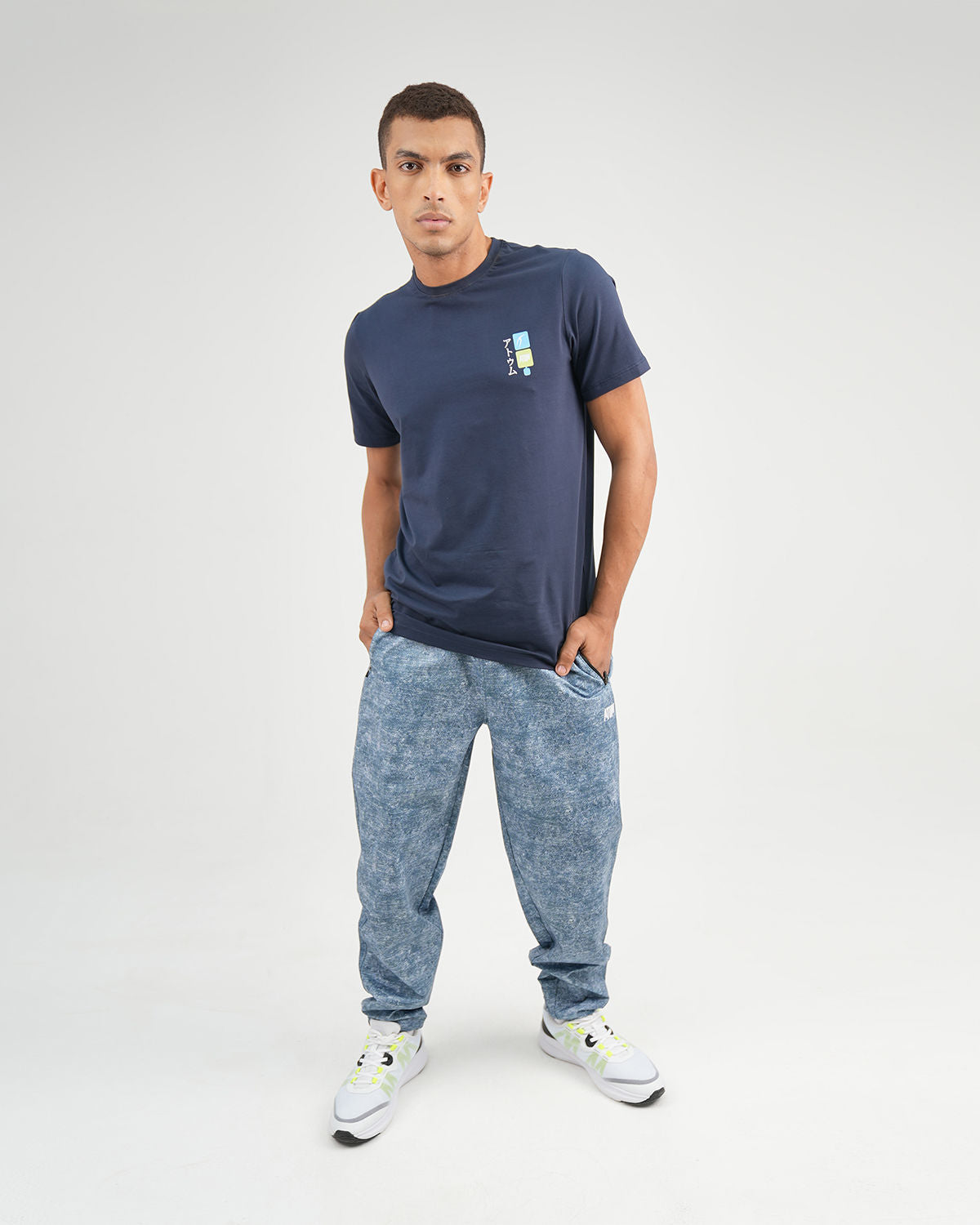 Dragon Strike Graphic Navy T-Shirt-Atum -67392367