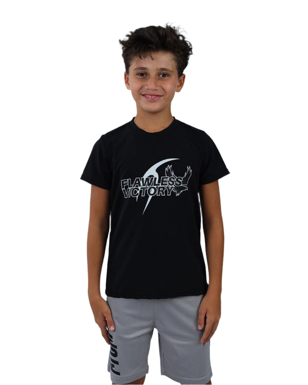 Eagle Victory Sports Black T-Shirt-Atum -91802288