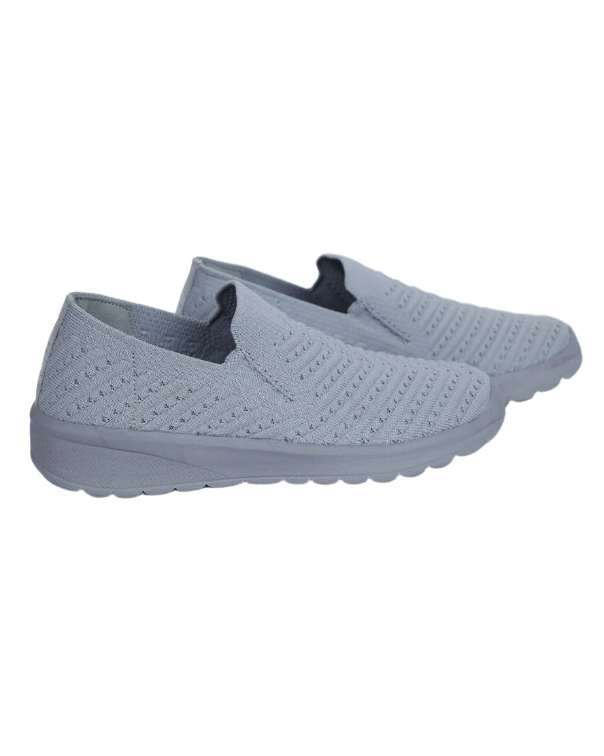 Stylish Slip-On Gray Women Shoes-Atum -92545757