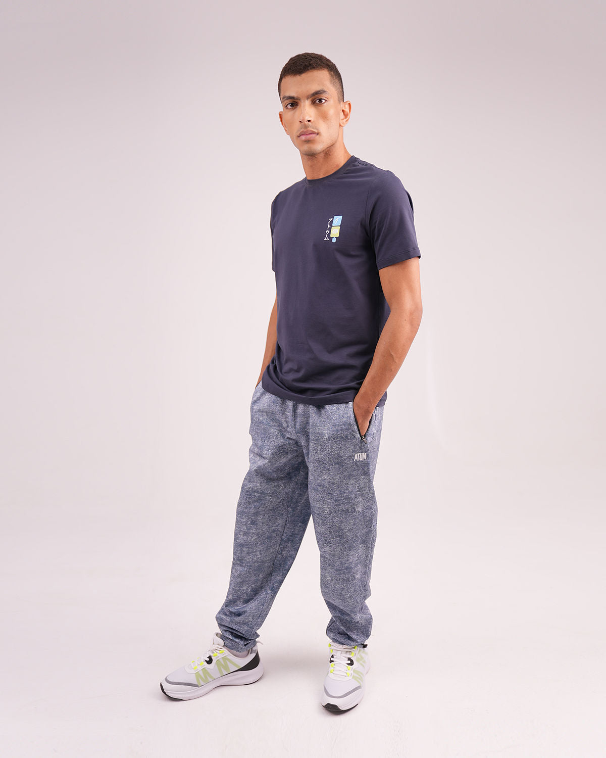 Dragon Strike Graphic Navy T-Shirt-Atum -15991567