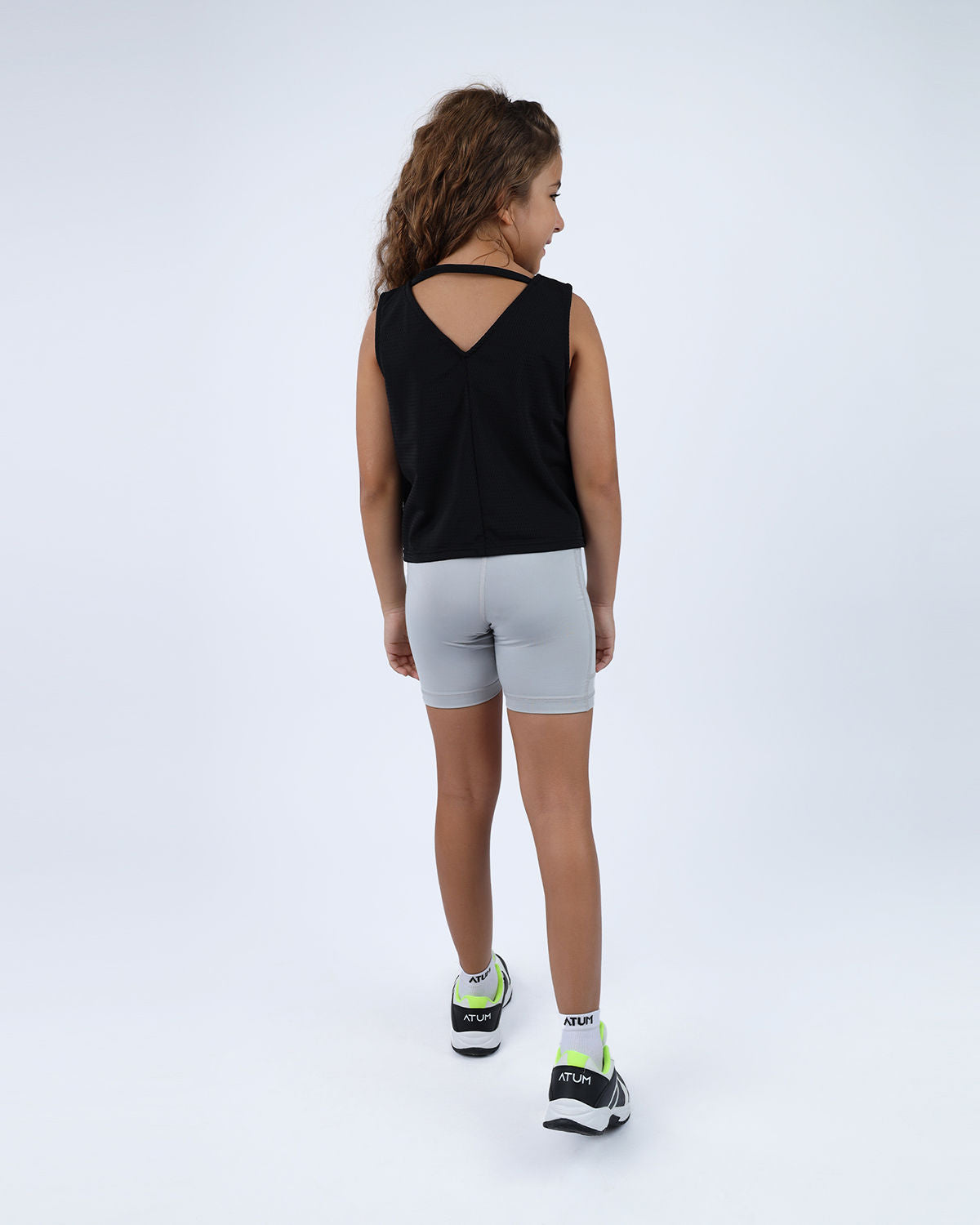 Ultra Sleeveless Cropped Black T-Shirt-Atum -13961387
