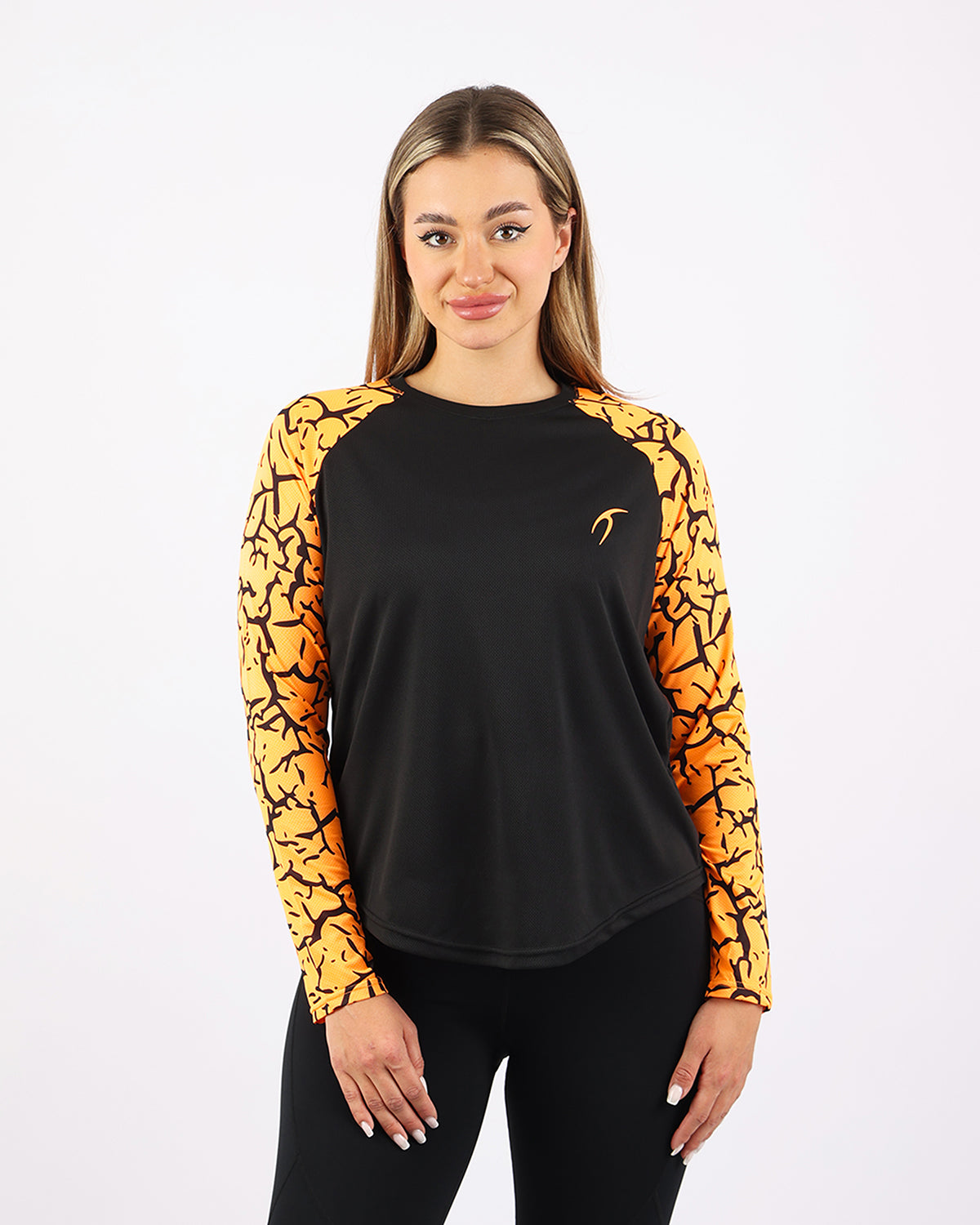 Crew Neck Long Sleeve Sports Top