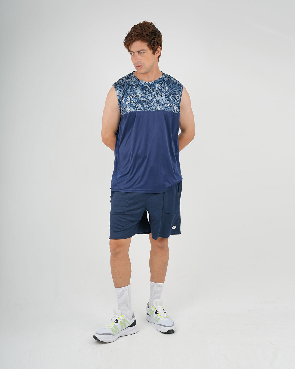 Workout Basic Navy Short-Atum -13946613
