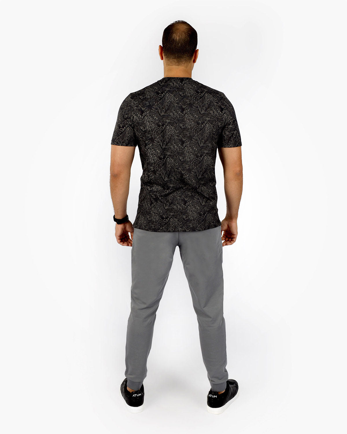 Splash Clash Forest Black T-Shirt-Atum -96036373