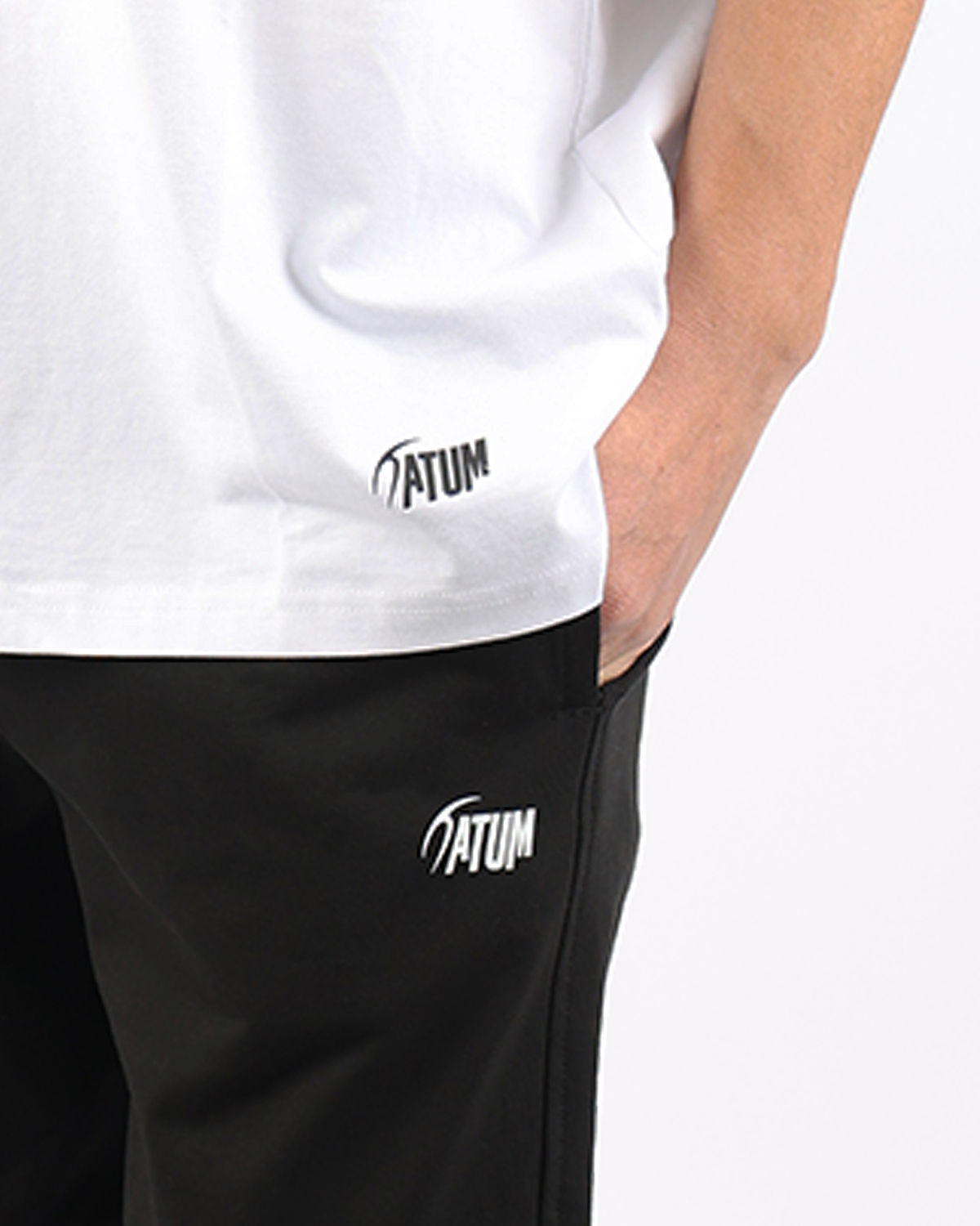 OverSized Basic Men's White T-Shirt-Atum -81918059