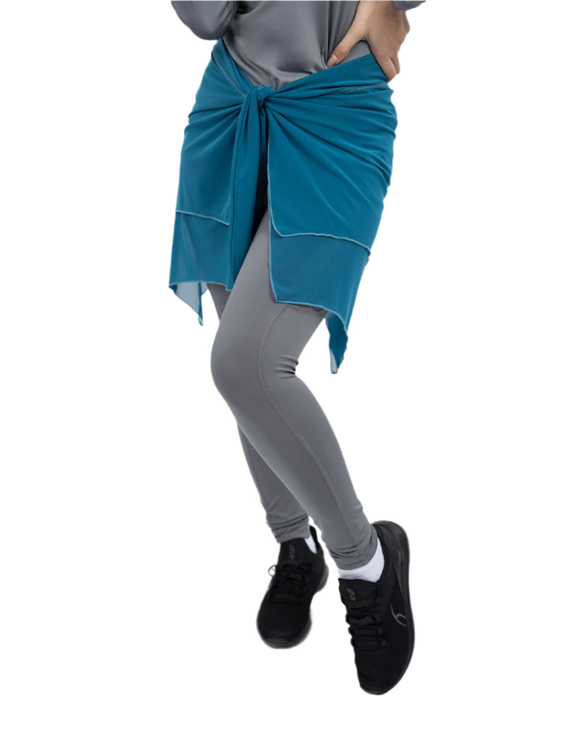 Women's Blue Hip Cover-Up-Atum -37134143