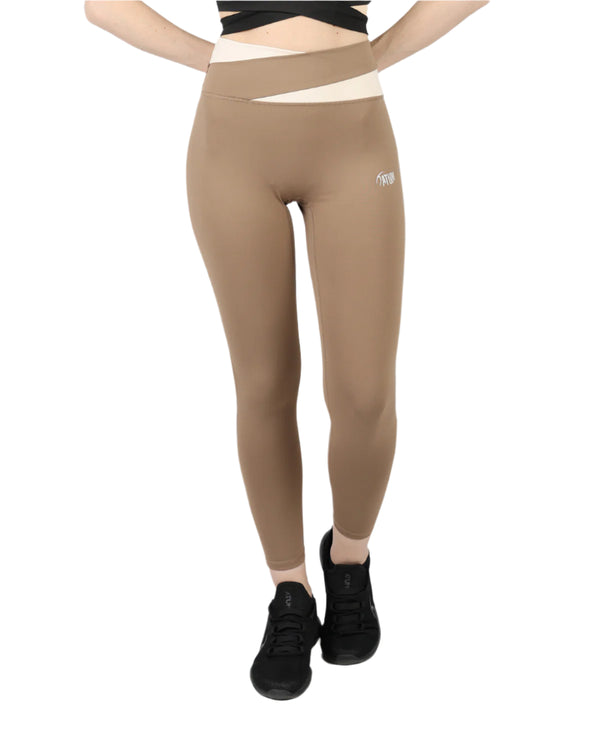 Horizon Duo Curve Coffee Leggings-Atum -21550052