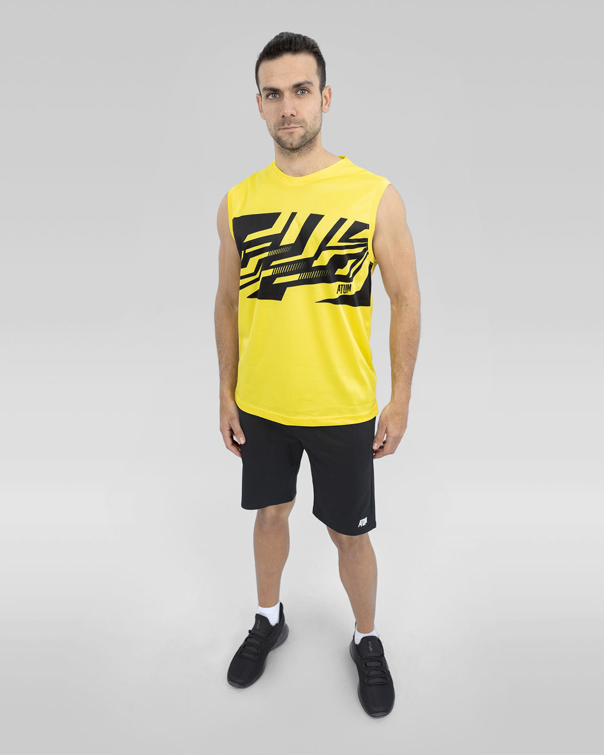 Men's Printed Tank Top-Atum -34777340