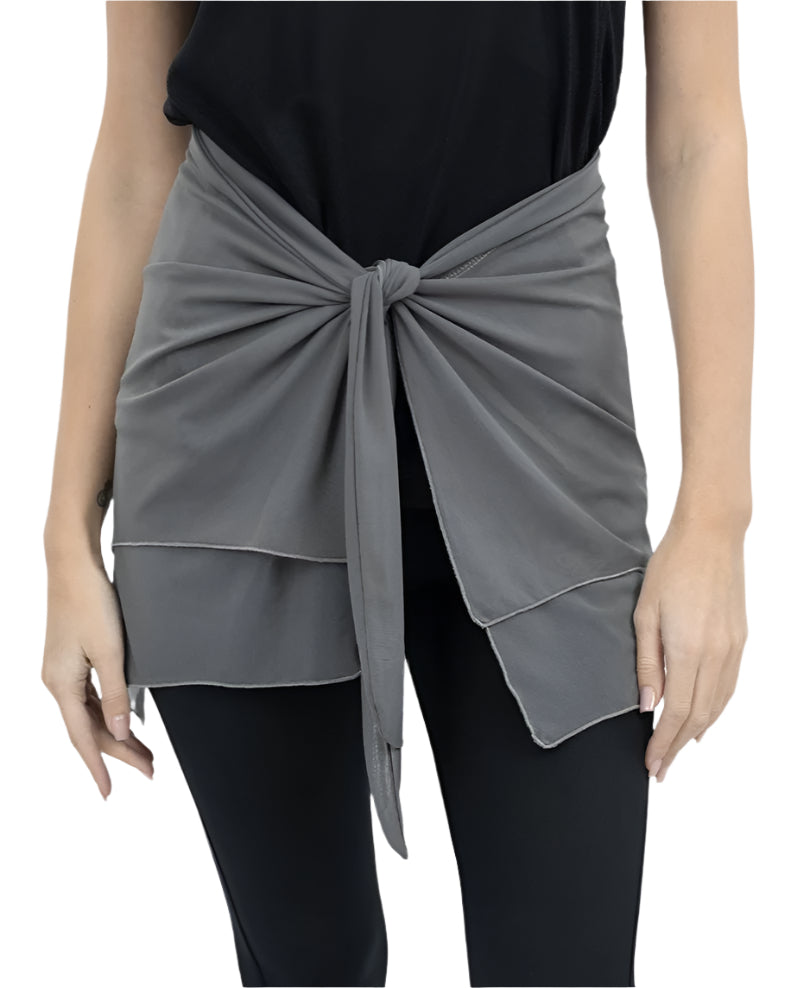 Women's Gray Hip Cover-Up-Atum -12649074