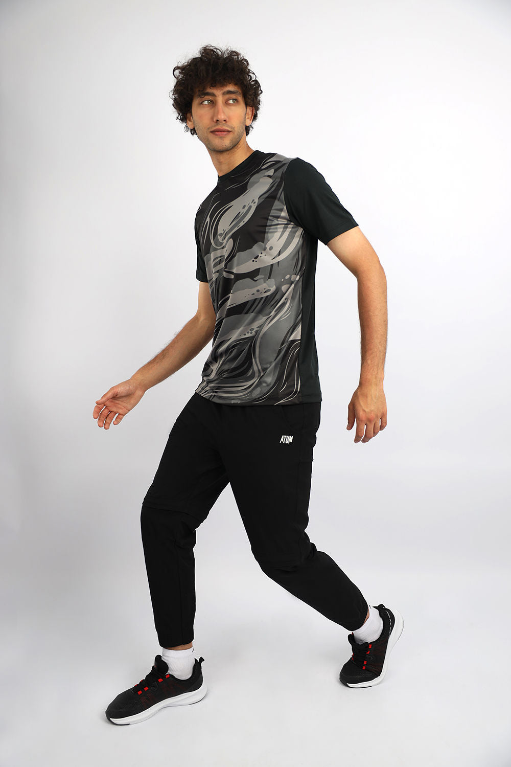 Men's Crew-Neck Black T-Shirt