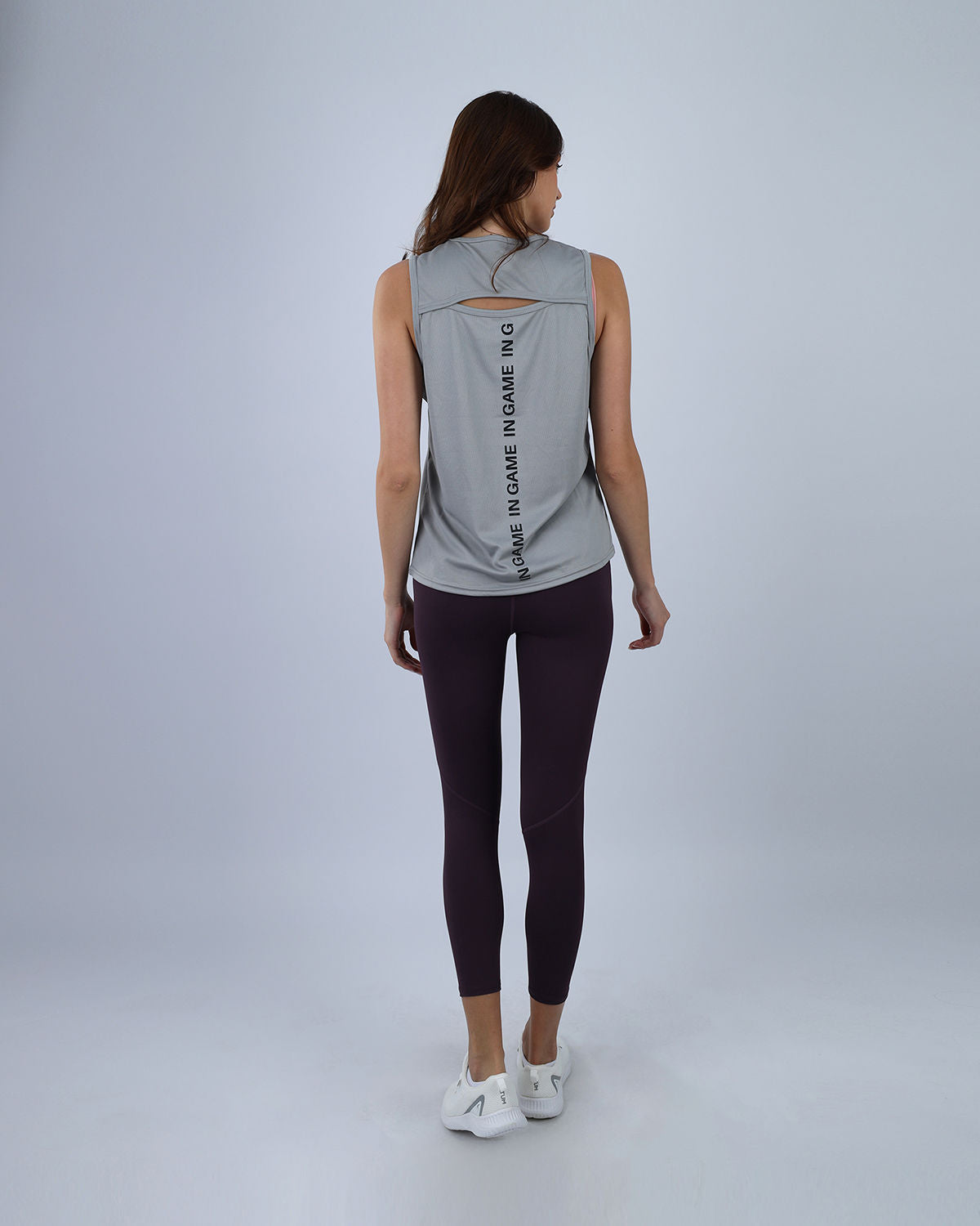 Modal Yoga Gray Tank Top-Atum -50127667