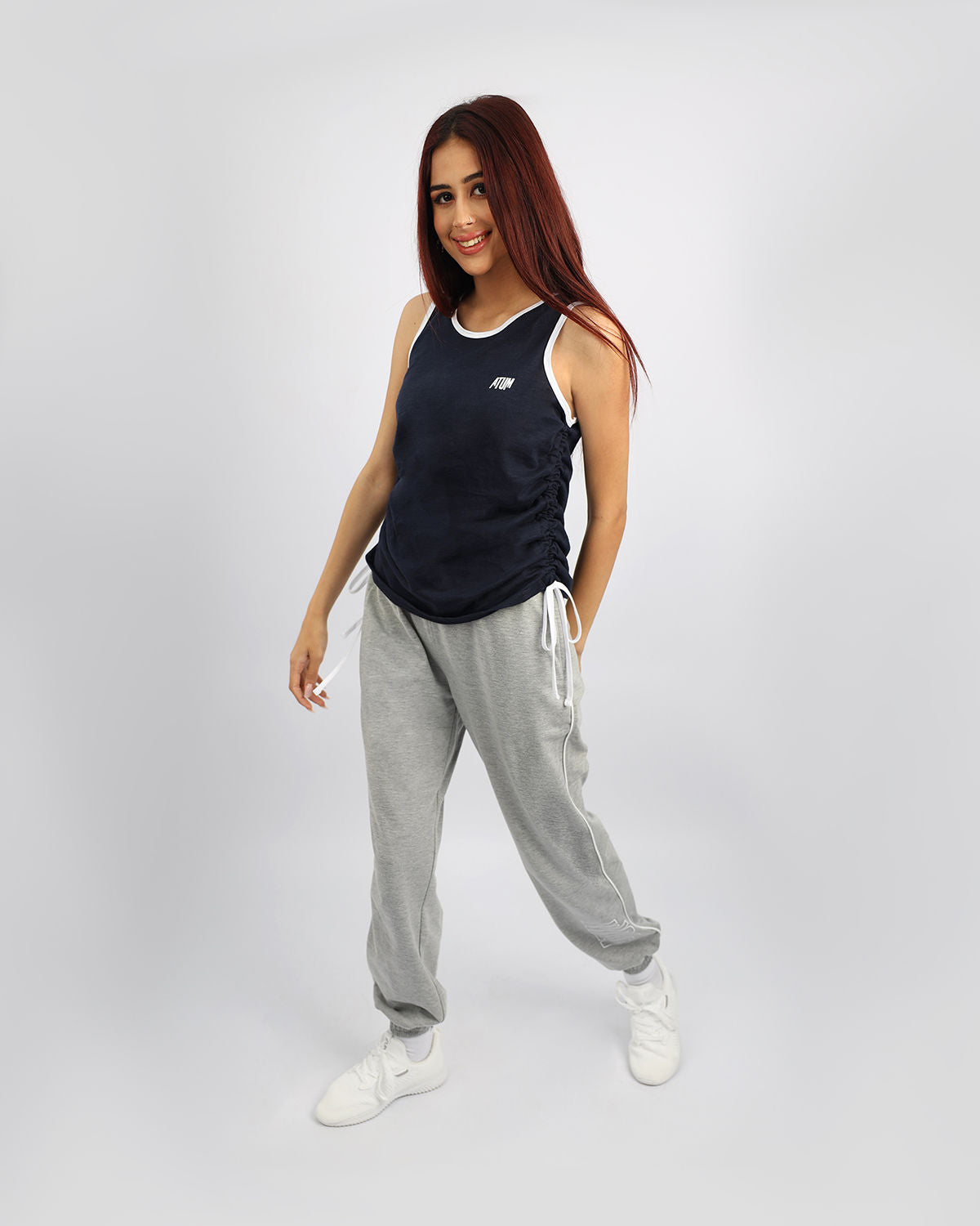 Women's Navy Basic Tank Top