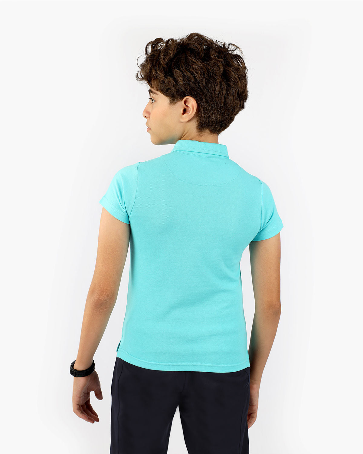 Boy's Blue Polo Shirt-Atum -83114671
