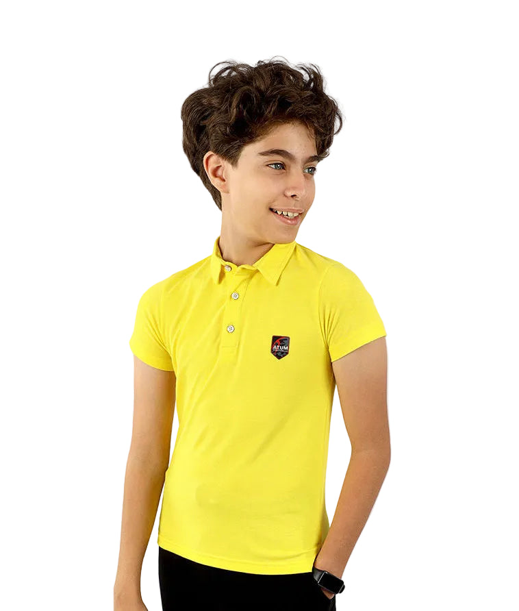 Boy's Yellow Polo Shirt-Atum -8464735