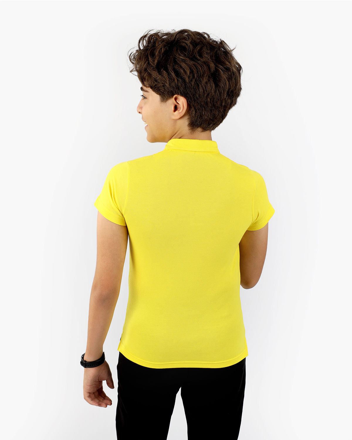 Boy's Yellow Polo Shirt