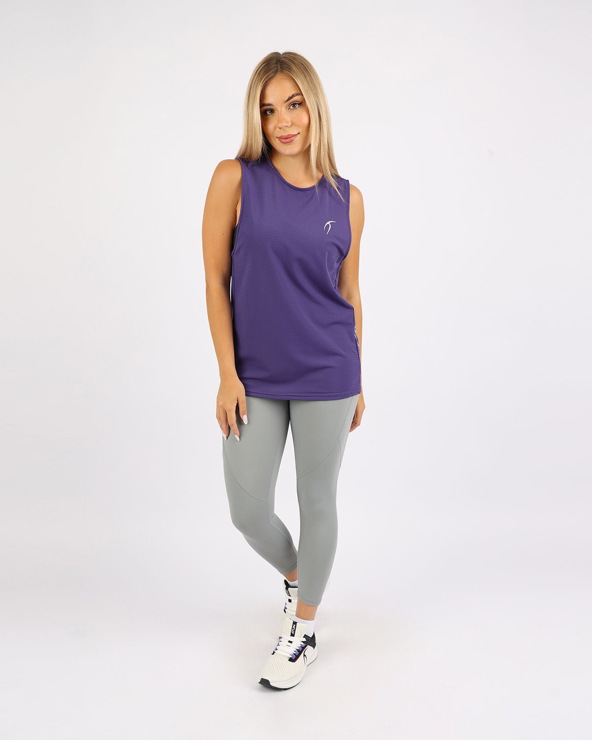 Victory Sleeveless Purple Tank Top-Atum -39042895