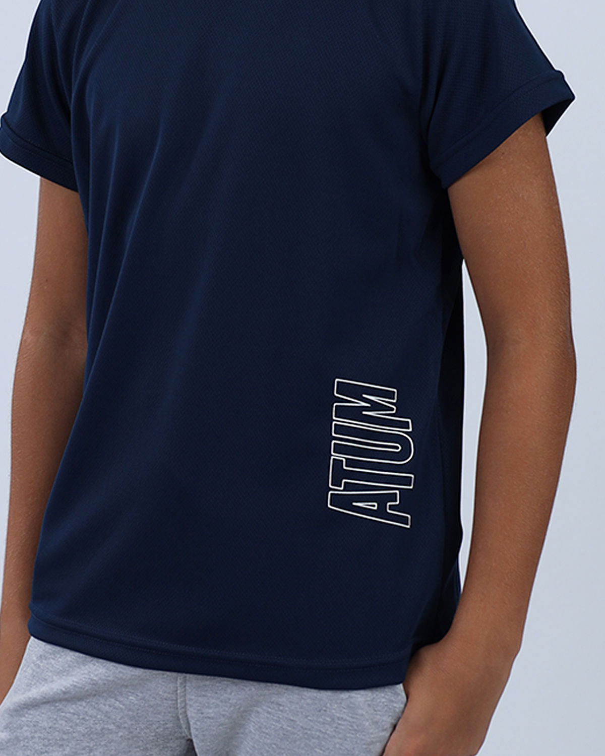 Dri-Fit Boys Basic Blue T-Shirt-Atum -45333684