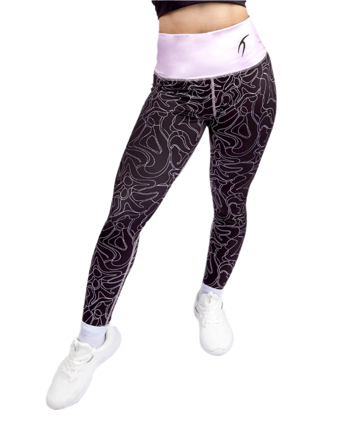 Women's Limitless Black Leggings-Atum -14293749