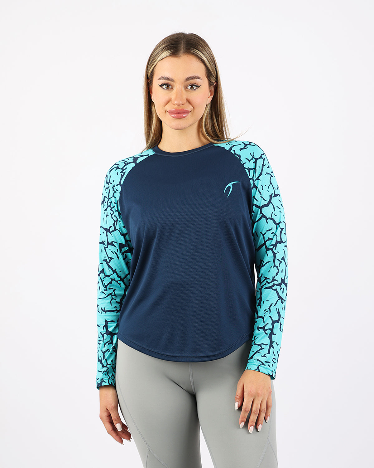 Crew Neck Long Sleeve Sports Top