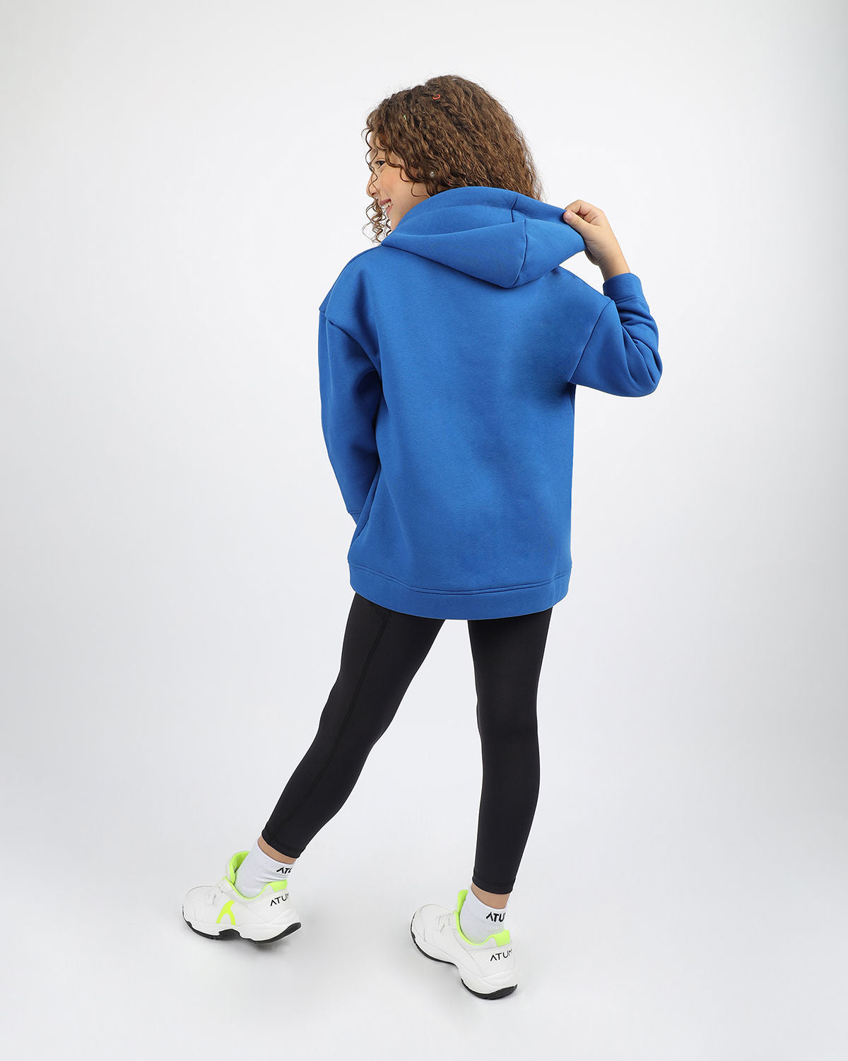 Oversized Girl's Blue Sweatshirt-Atum -28285730