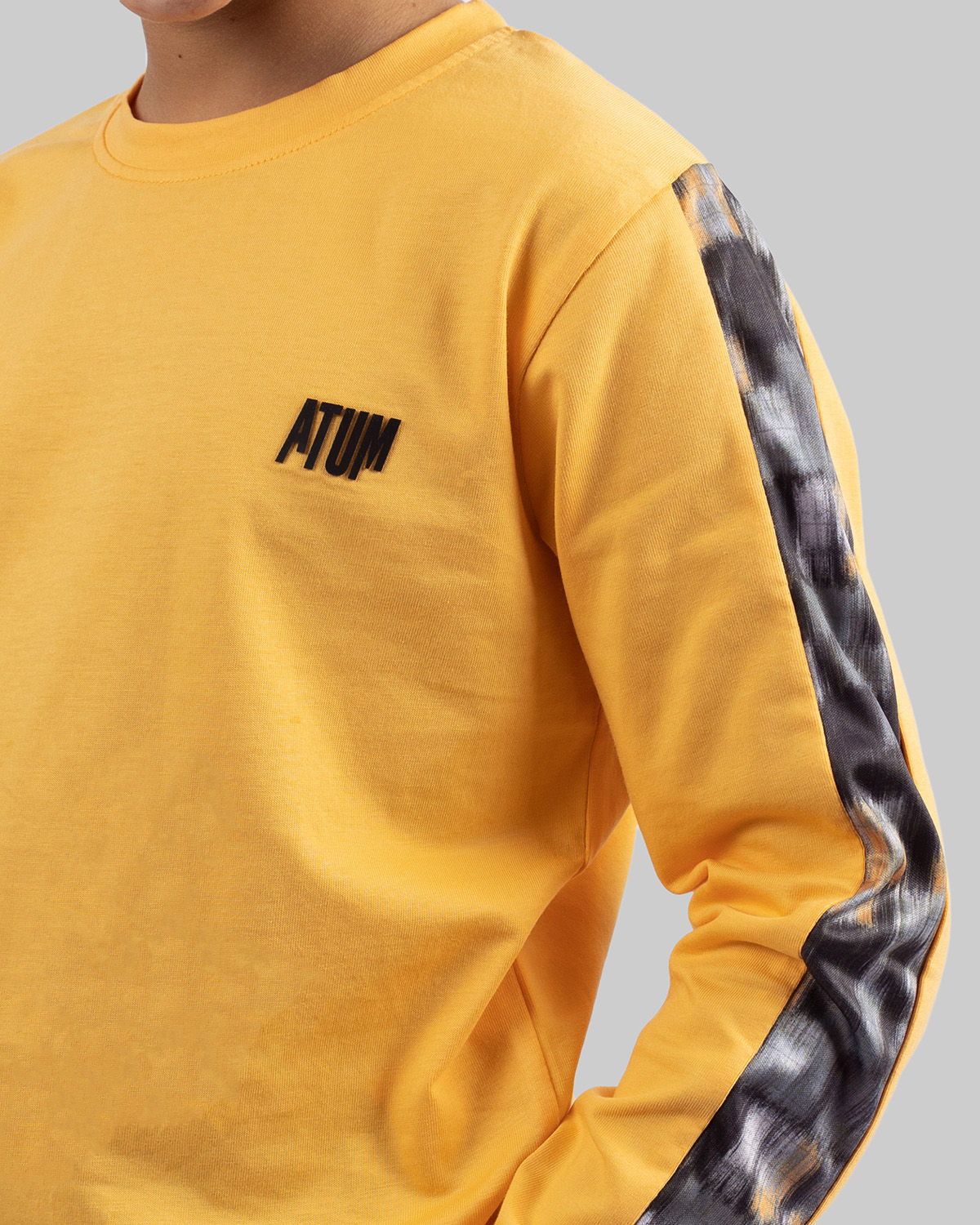 Long Sleeves Boy's Gold T-Shirt-Atum -97225687