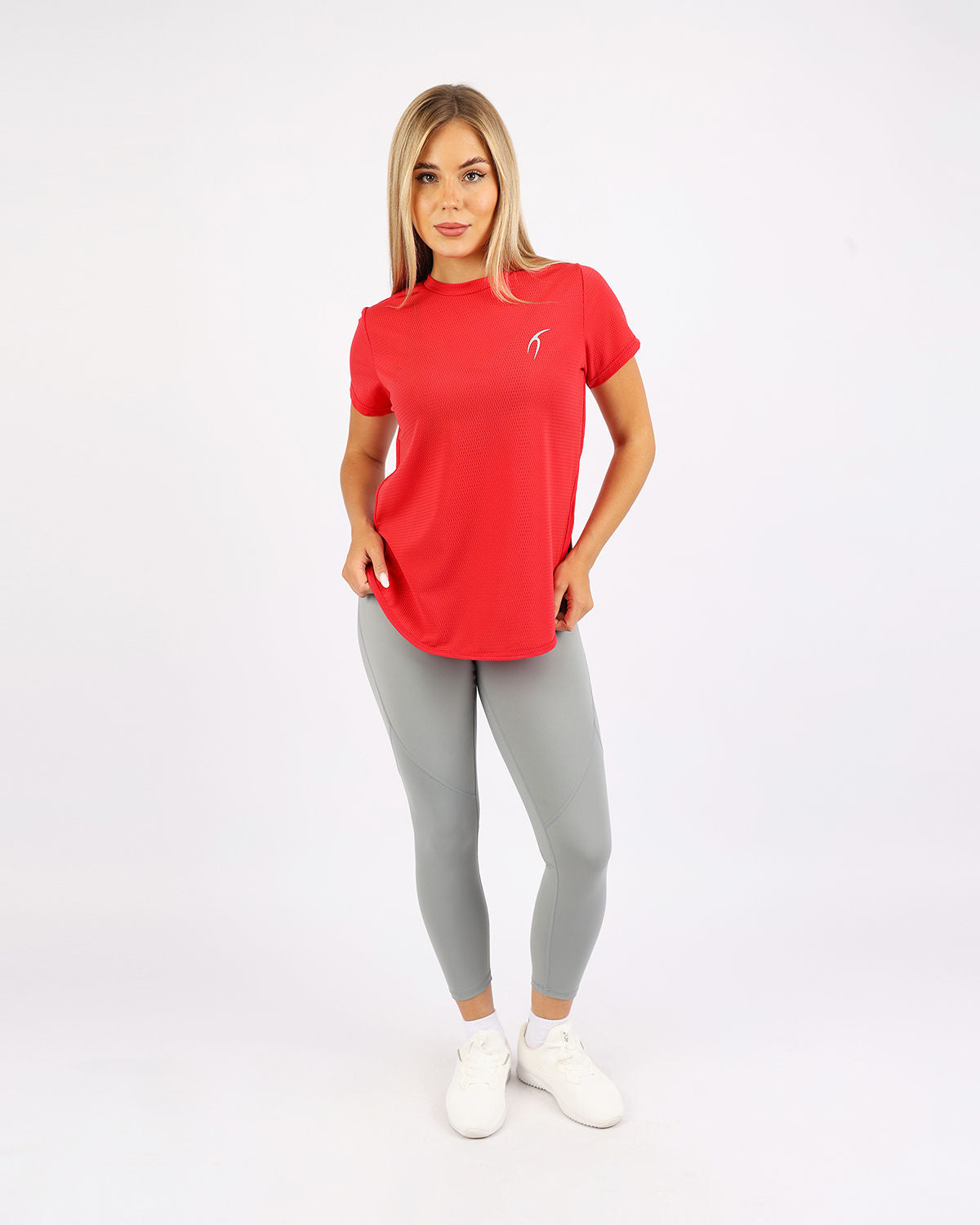 Short-Sleeve Training Red Top-Atum -65879424