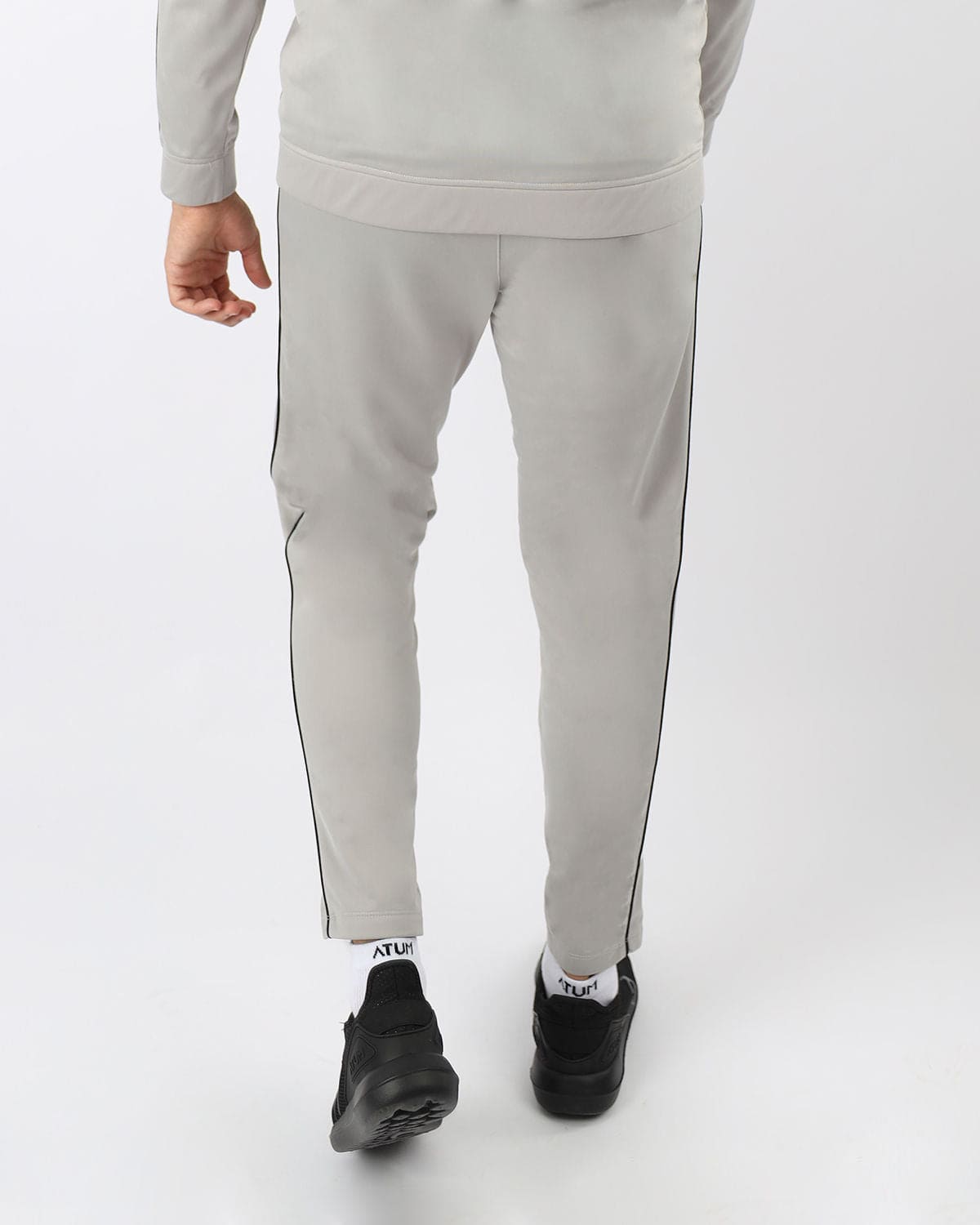 Men's Basic Light Gray Tracksuit-Atum -33799213
