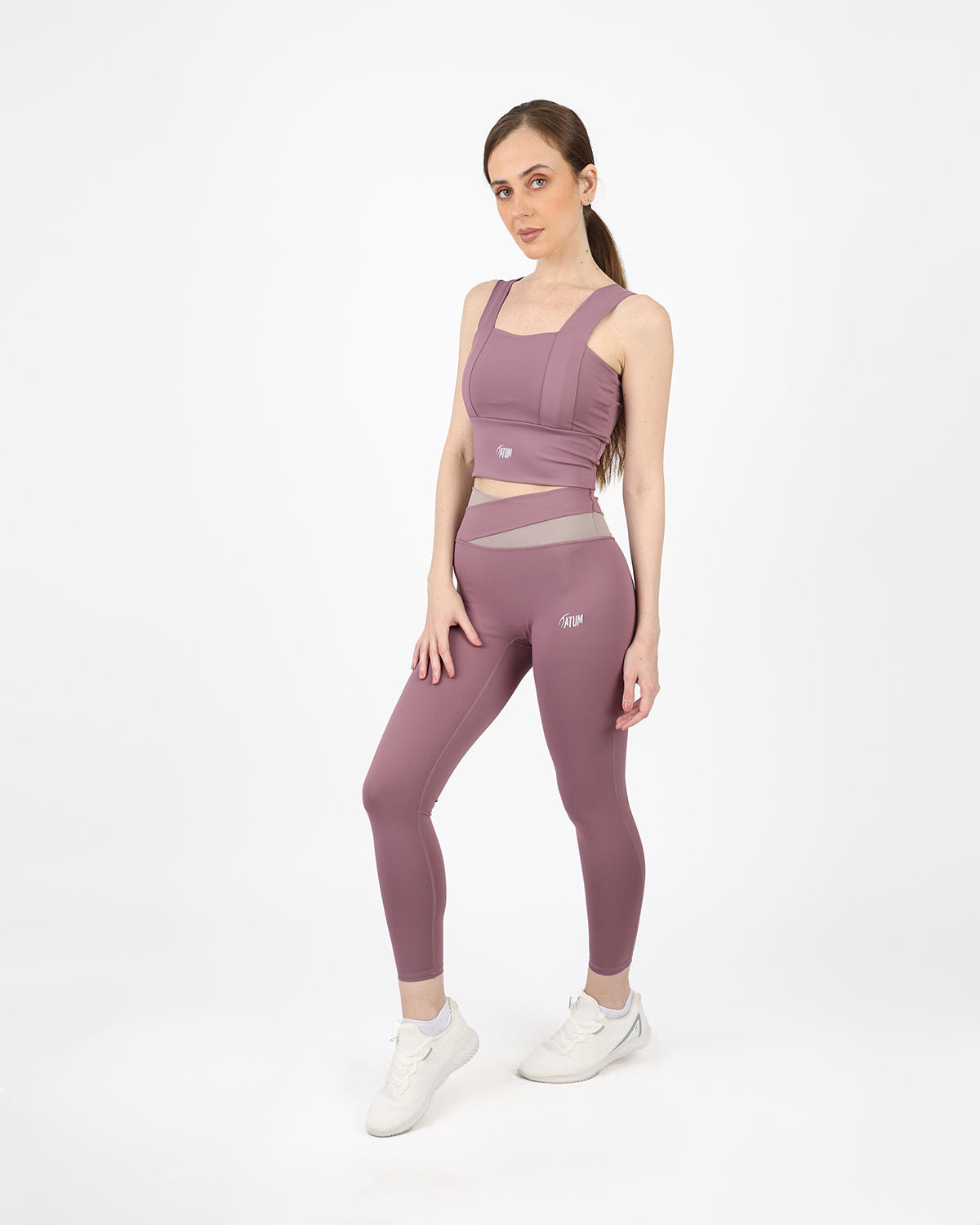 Horizon Duo Curve Purple Leggings-Atum -75274451