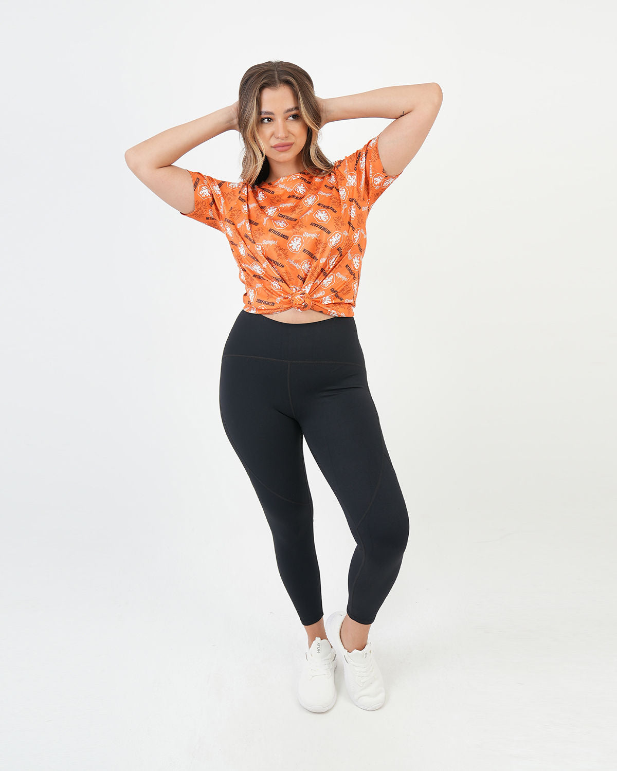 Orange-Sports-Unisex T-Shirt-Atum -25710806