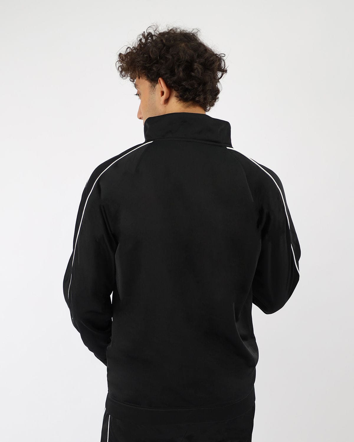 Men's Basic Black Tracksuit-Atum -35549544