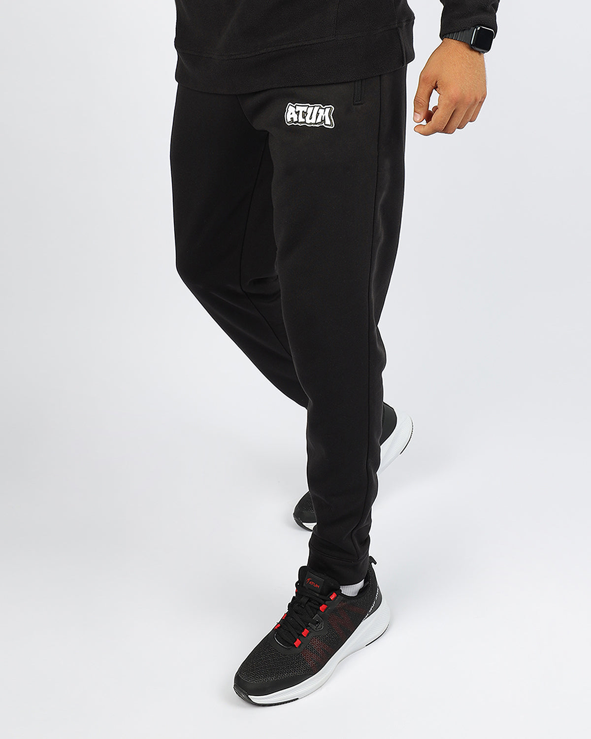 Men's Jogger Black Pants-Atum -17863561