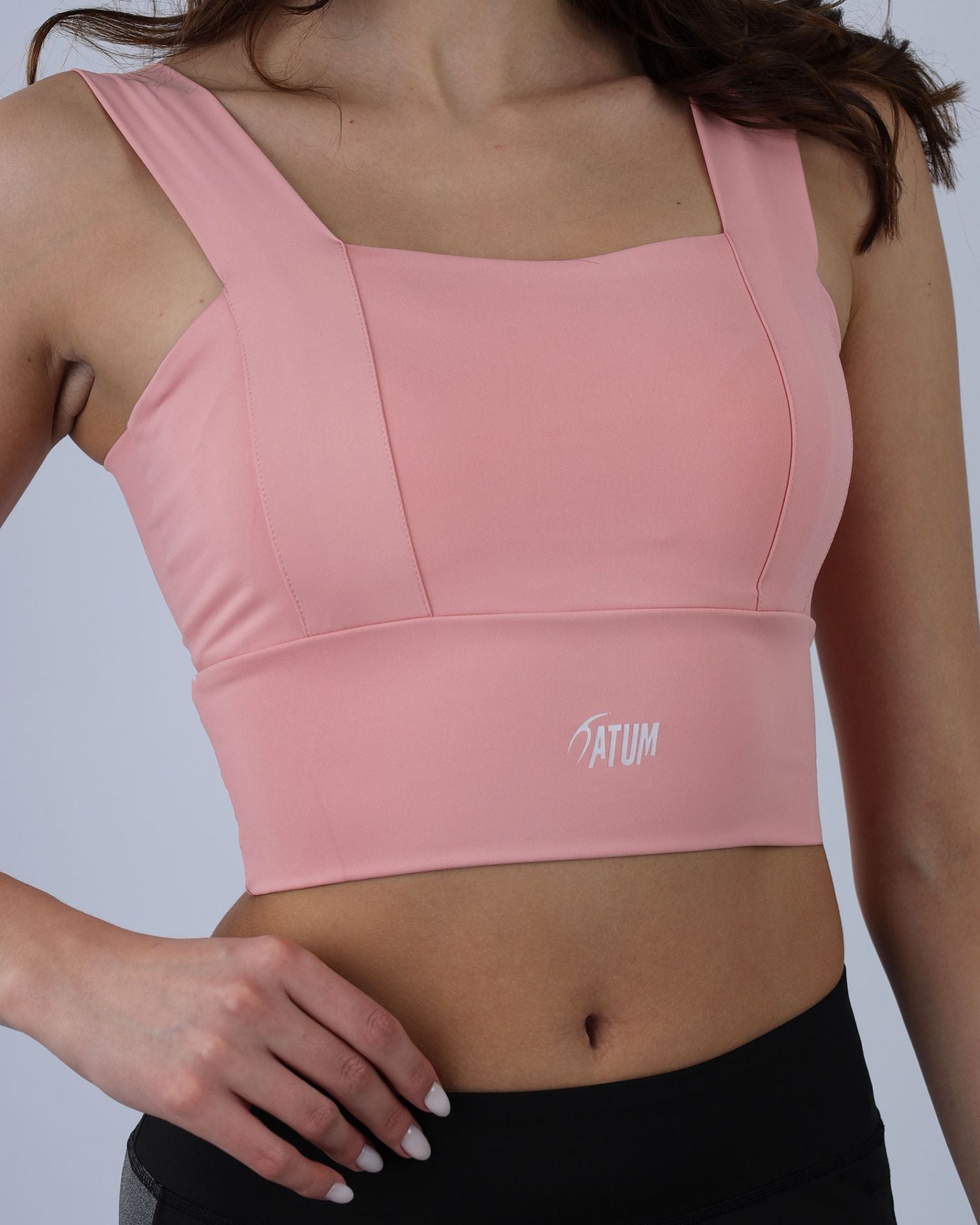 Yoga Fitness Pink Sports Bra-Atum -10637068
