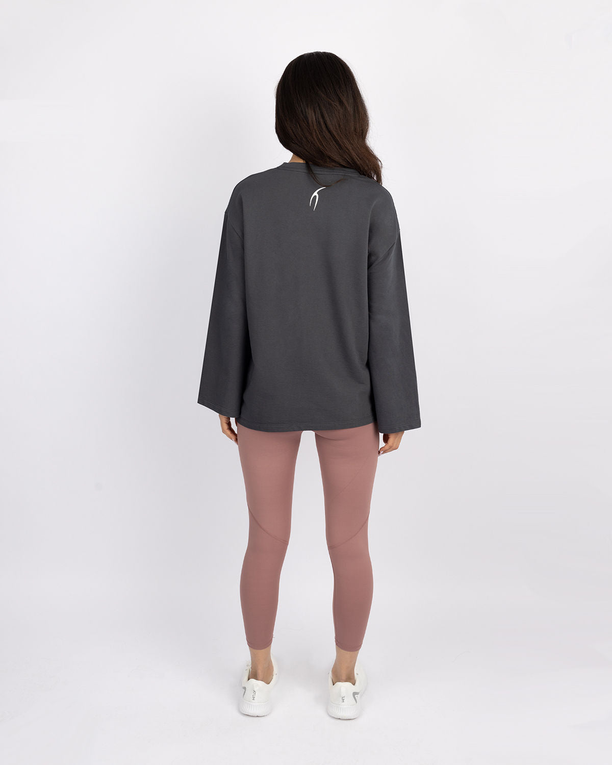 Elegance Oversize Gray T-Shirt-Atum -25674285