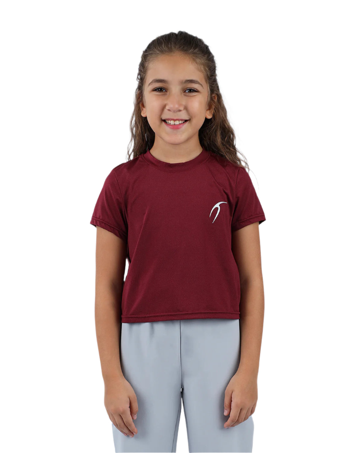 INGAME Short-Sleeve Burgundy T-Shirt-Atum -83751545