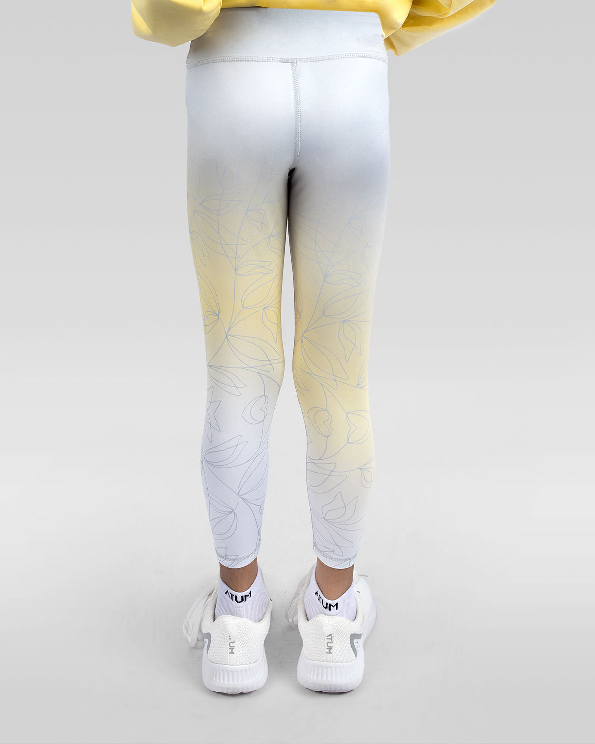 Girl's Gradient Leggings-Atum -79183084