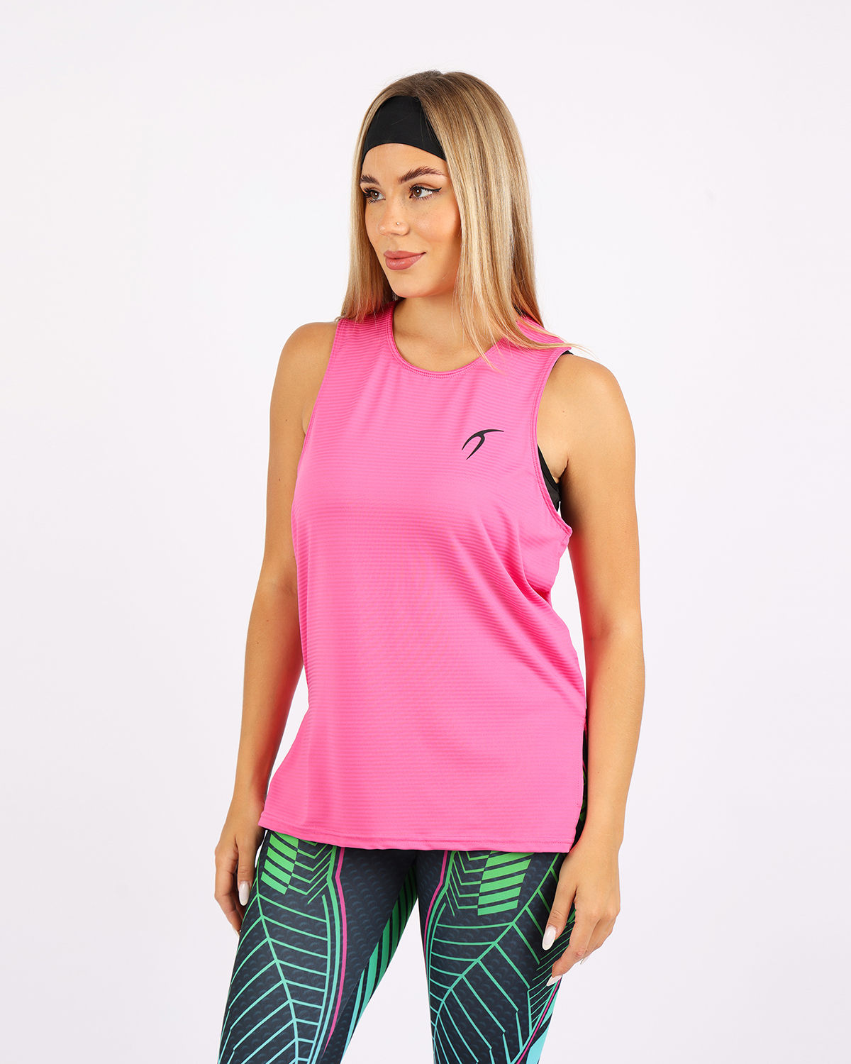 Vivid Motion Fuchsia Tank Top-Atum -69129220