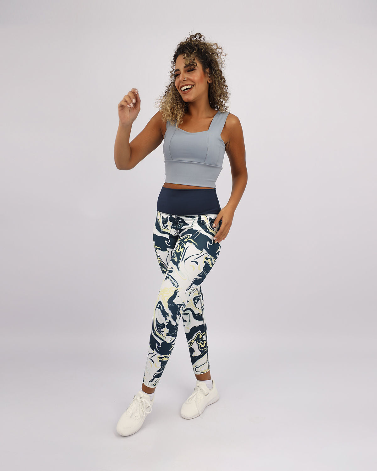 Blooming High Waist Women's Leggings
