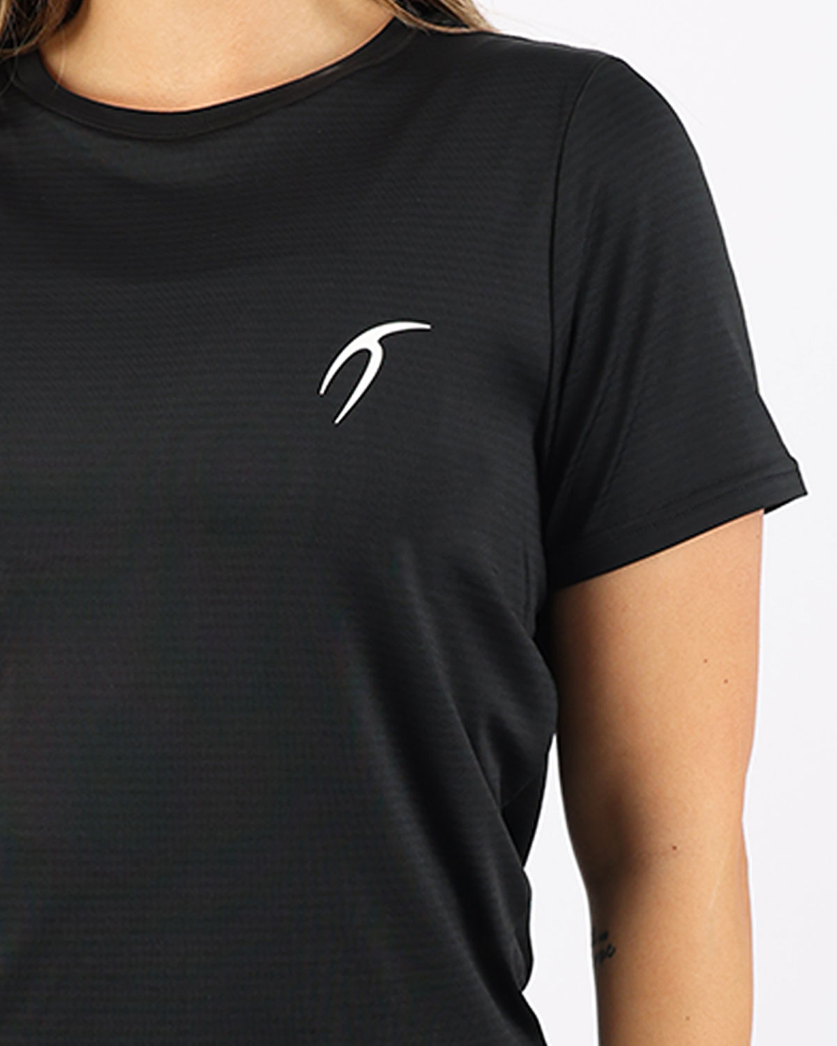 Freedom Short-Sleeves Black Training Top-Atum -54686012