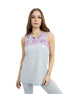 Printed Gray Tank Top