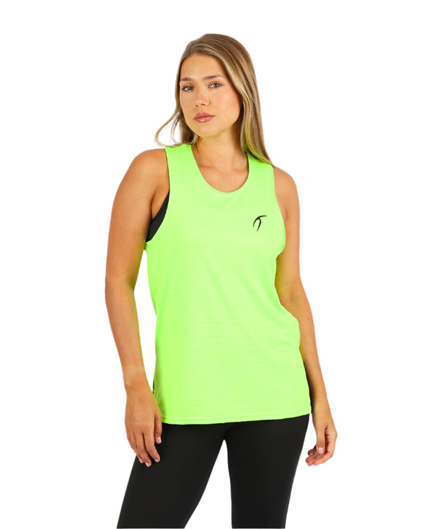 Vivid Motion Green Tank Top-Atum -23660780