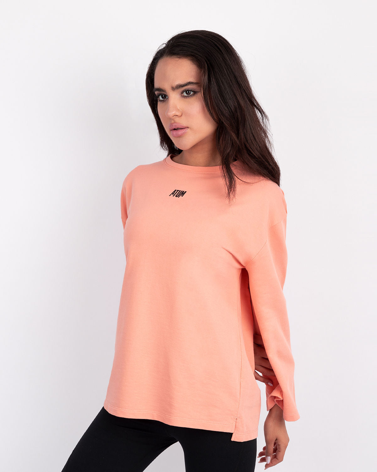 Elegance Oversize Coral T-Shirt-Atum -88282796