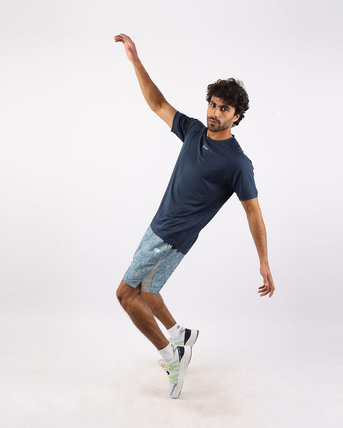 Energy Flow Men's Navy T-Shirt-Atum -74500727