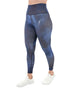 Yoga Printed Navy Leggings